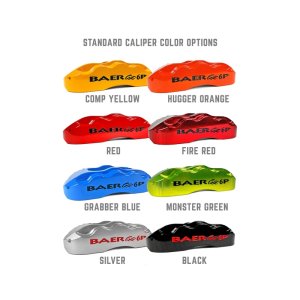 Dodge Challenger Brake Kit - Front - Baer Brakes - Extreme+ - Red - `12-`17